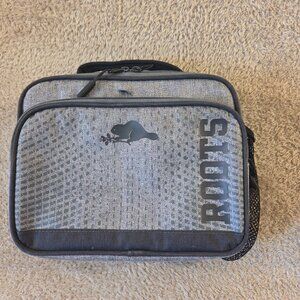 Roots insulated lunch bag + bento box, grey